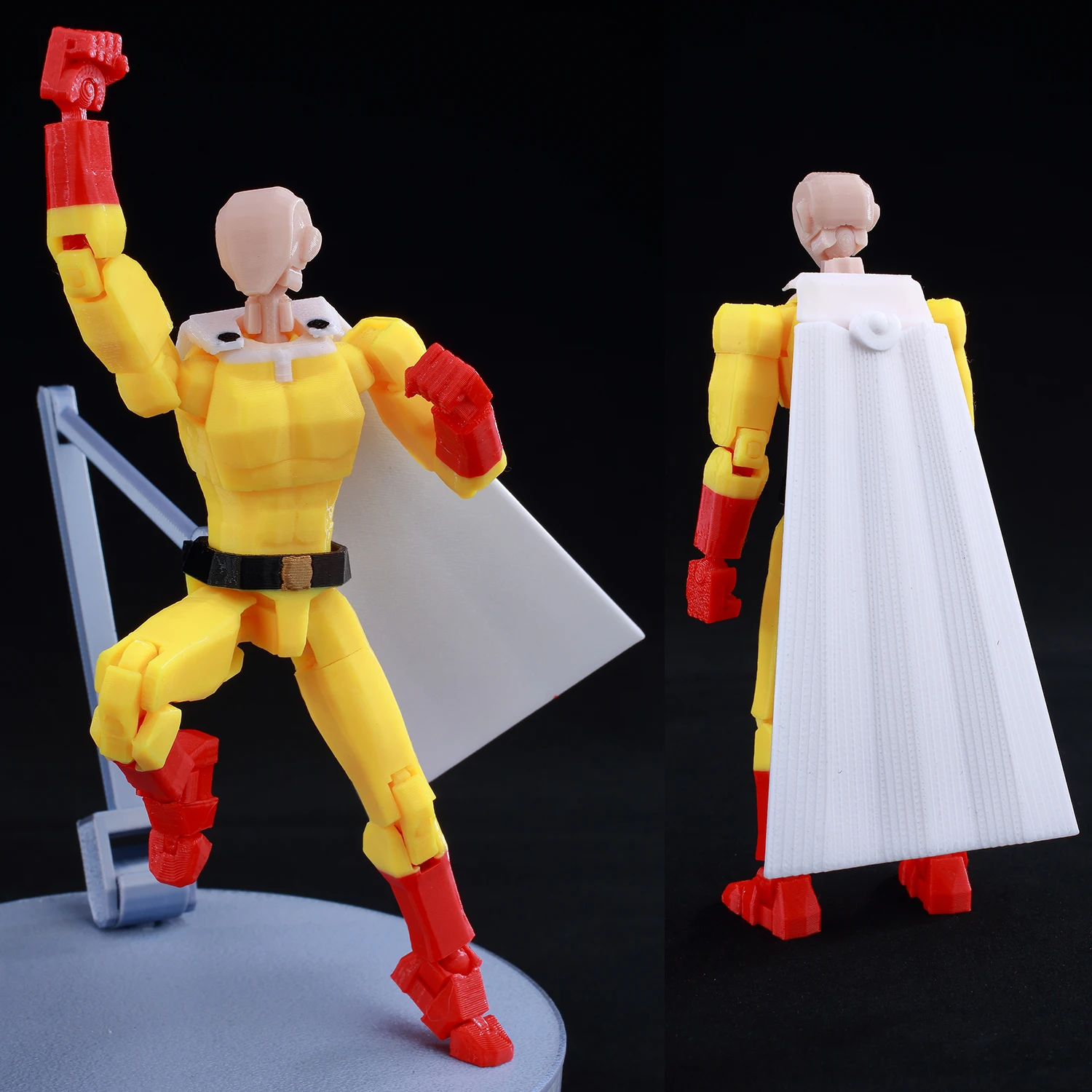 9L3D drukowany manekin Lucky 13 One-Punch Man 3D figurka, wieloprzegubowy model Anime, prezent kolekcjonerski dla fanów