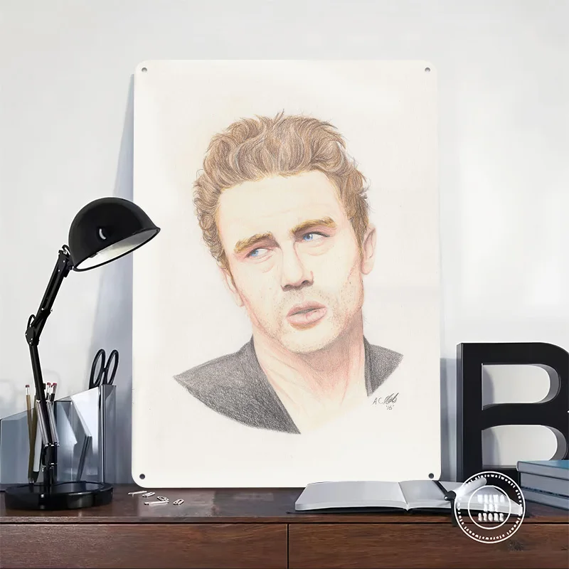 Drawing of the Movie Legend Metal Wall Art Bedroom Decoration Room Bar Accessories Home Decor Ornaments Wand Deko Funny Signs