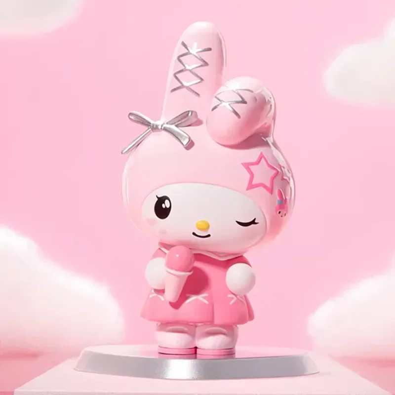 POPMART Sanrio Pink Party Blind Box Kawaii Collectible Figure Mystery Surprise Box Caixa Caja Surpresa Toy Gift view 3