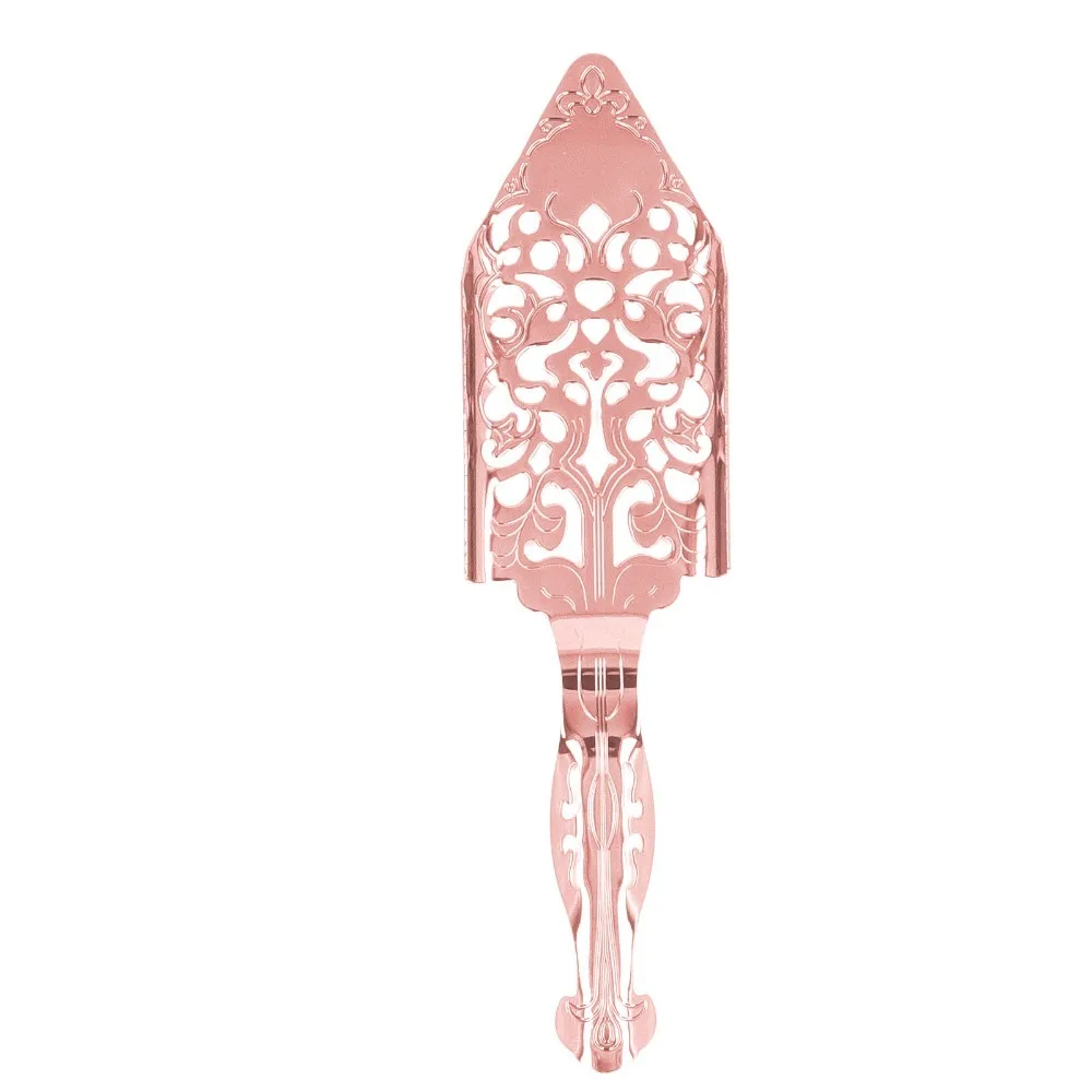 Stainless Steel Absinthe Filter Spoon Vintage Gold Wormwood Cocktail Spoon Hollow Design Hollowed Out Absinthe Fountain Spoon