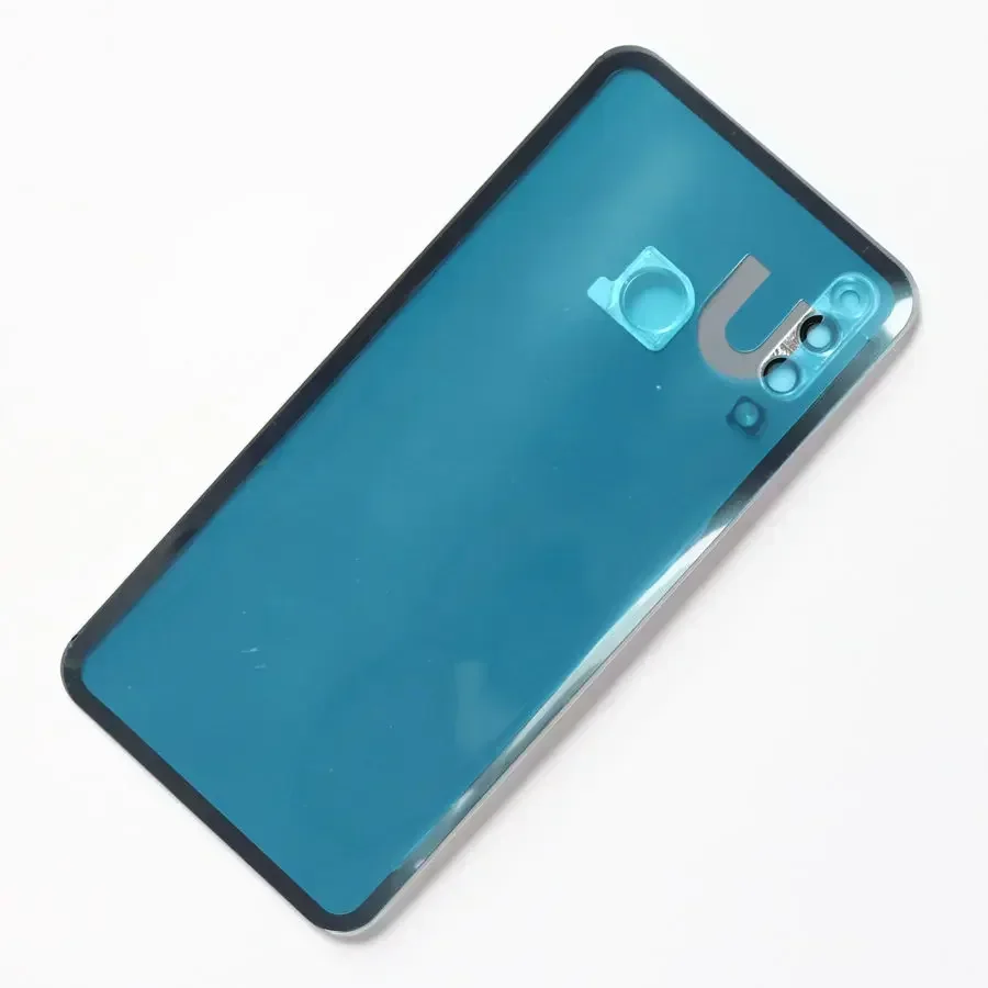 Tapa trasera de batería para Huawei P30 Lite carcasa trasera de vidrio con lente de cámara para Huawei Nova 4e tapa trasera + adhesivo 6