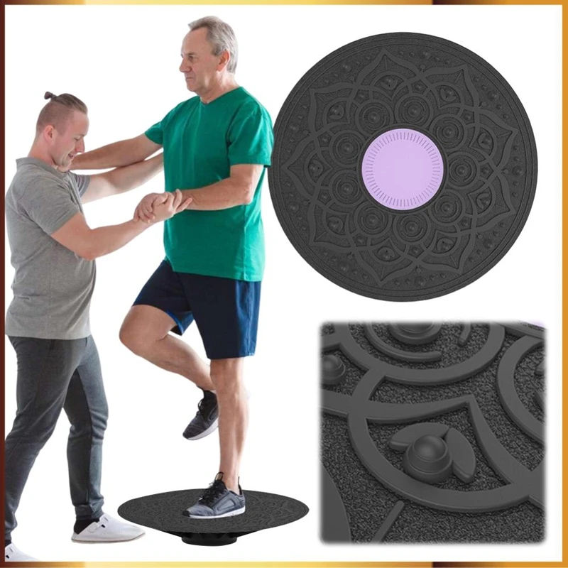 Planche d'équilibre de Yoga 1 pièce, pédale d'entraînement physique, planche d'équilibre d'entraînement sensoriel, équipement de Fitness pour la rééducation sensorielle ﻿