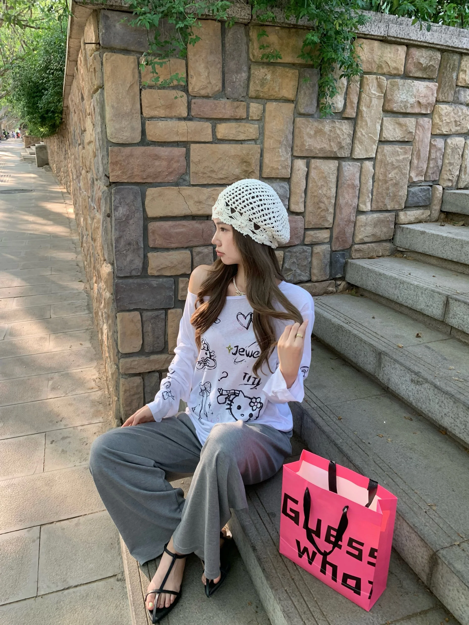 

Cupid's Love God Sweet Cool Casual Loose Slimming Sun Protection Long Sve T-irt Women's Comfortable Breathable Summe...