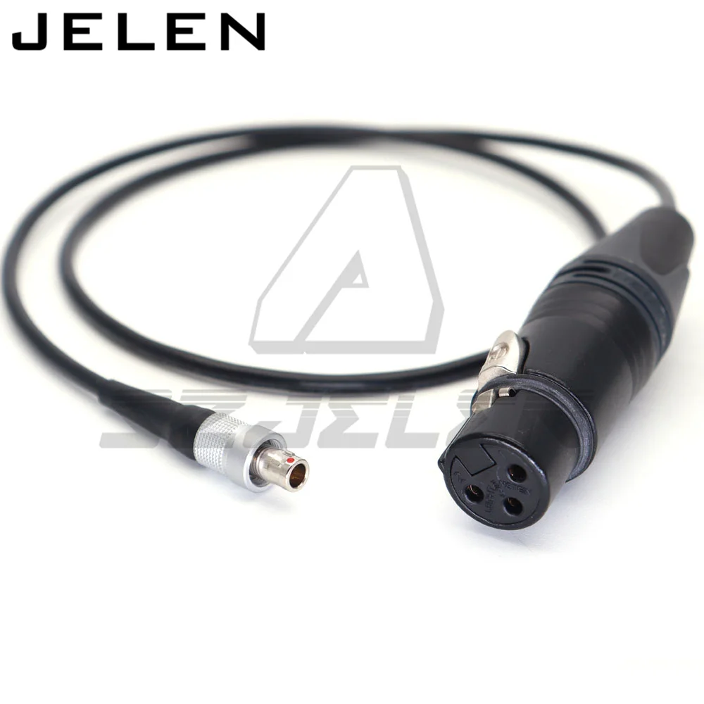 Sennheiser SK2000 Transmitter Audio Input,  Connector FVB 00 3 Pin Male Plug to XLR 3 Pin Female Cable