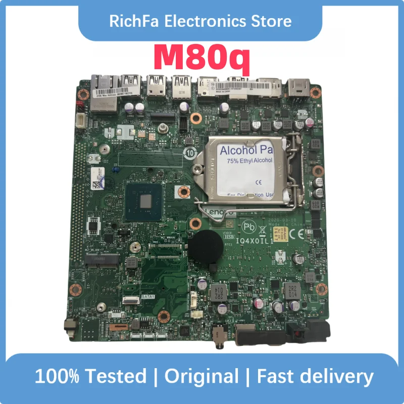 Para lenovo thinkcentre m80q desktop placa-mãe lga 1200 iq4x0il1 NM-C621 5b20u54371 q470 original 100% testado navio rápido
