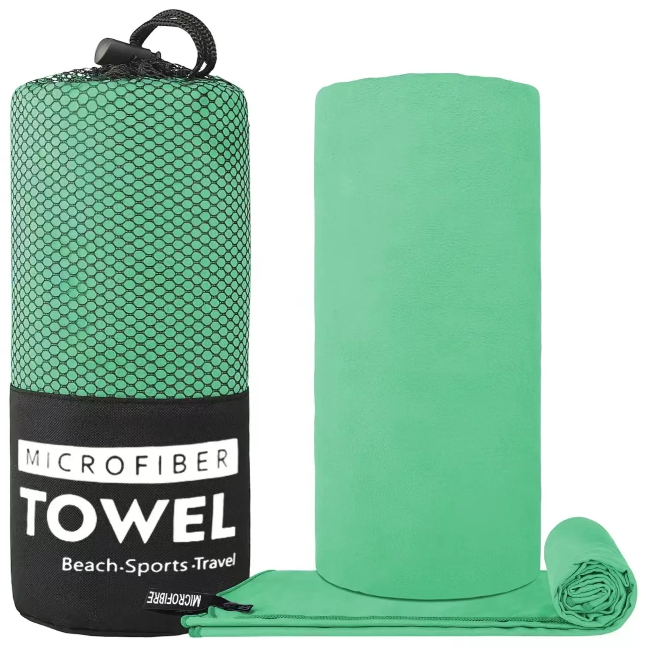 1-delige microvezelhanddoek Sport Sneldrogend Superabsorberende campinghanddoek Superzachte lichtgewicht Gym Zwemmen Yoga Strandhanddoek