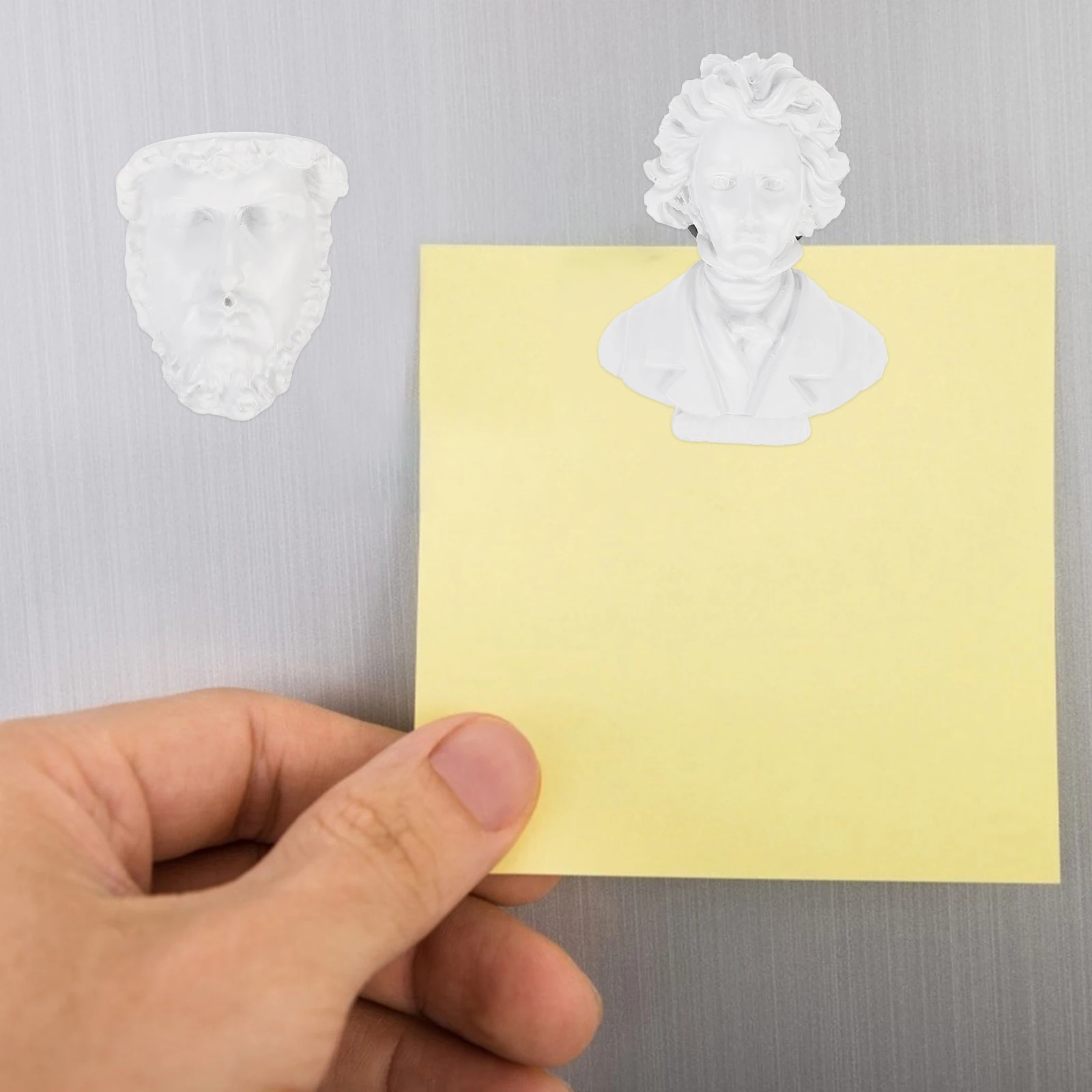

6Pcs Celebrity Head Fridge Magnets Creative Sculpture Magnets for Kitchen Refrigerator Magnetic Decoration Fridge Magnet