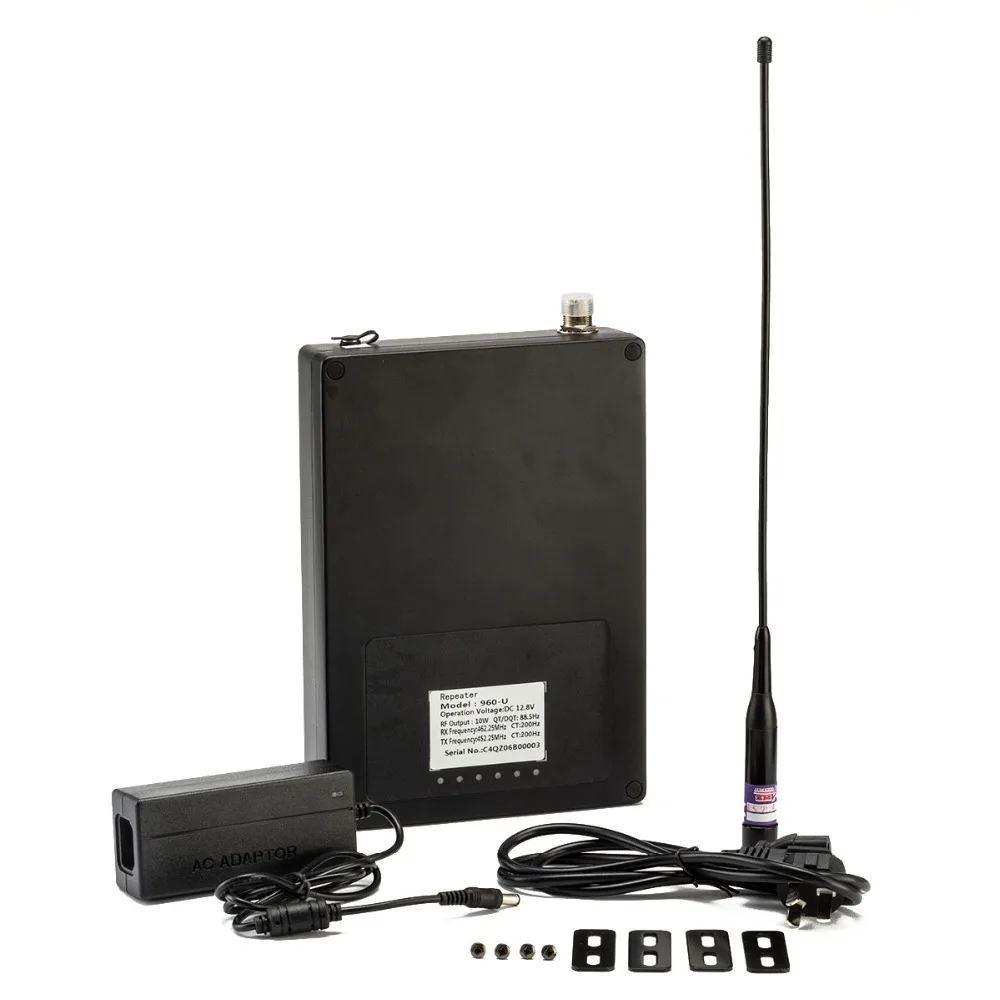 Customized Full Duplex Analog Portable Repeater 10W Two Way Radio Repeater  UHF Power Amplifier Power Divider
