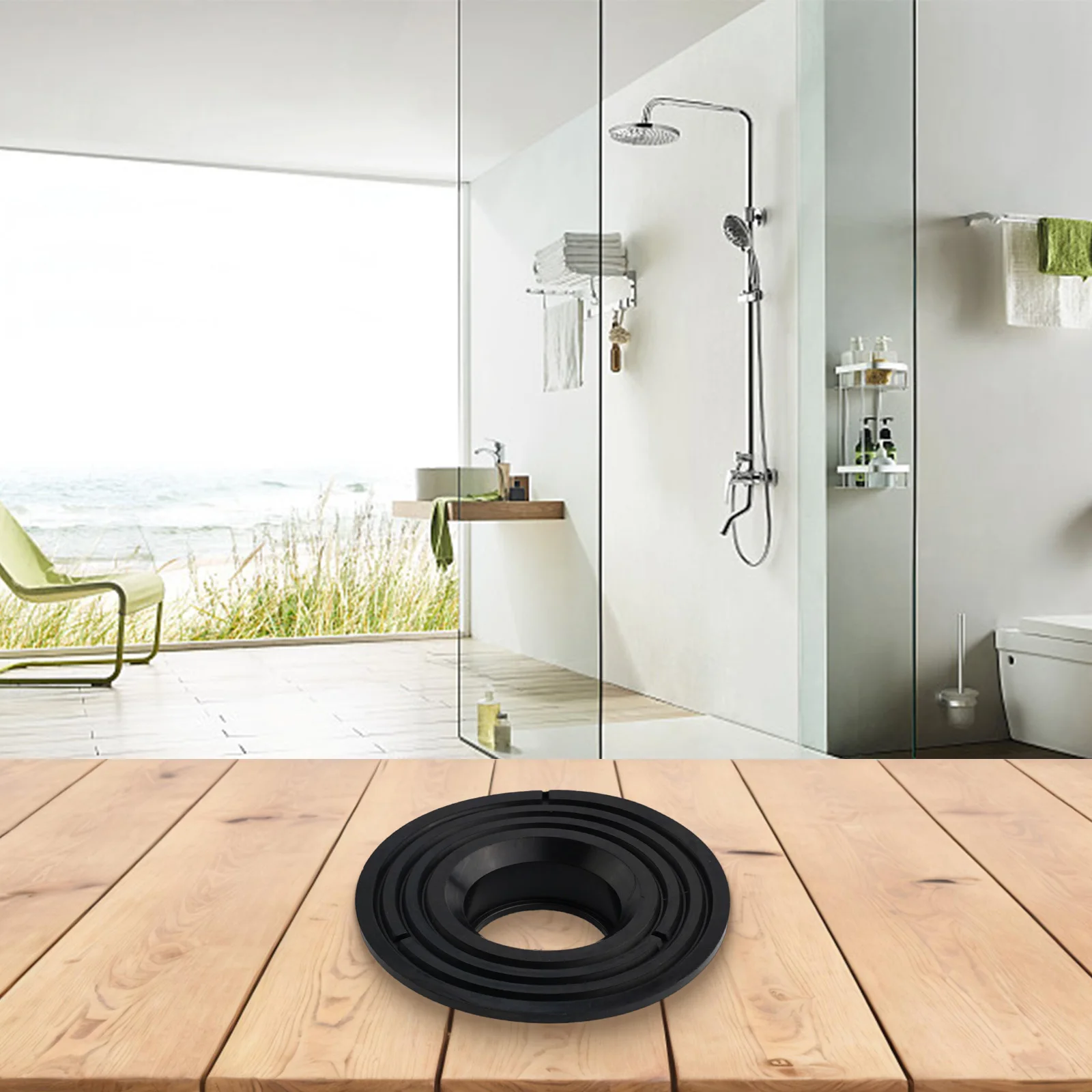 2'' To 4'' Floor Drain Reducer Erosion Resistant High-Quality Silicone for versatile Usage Convenient Installation