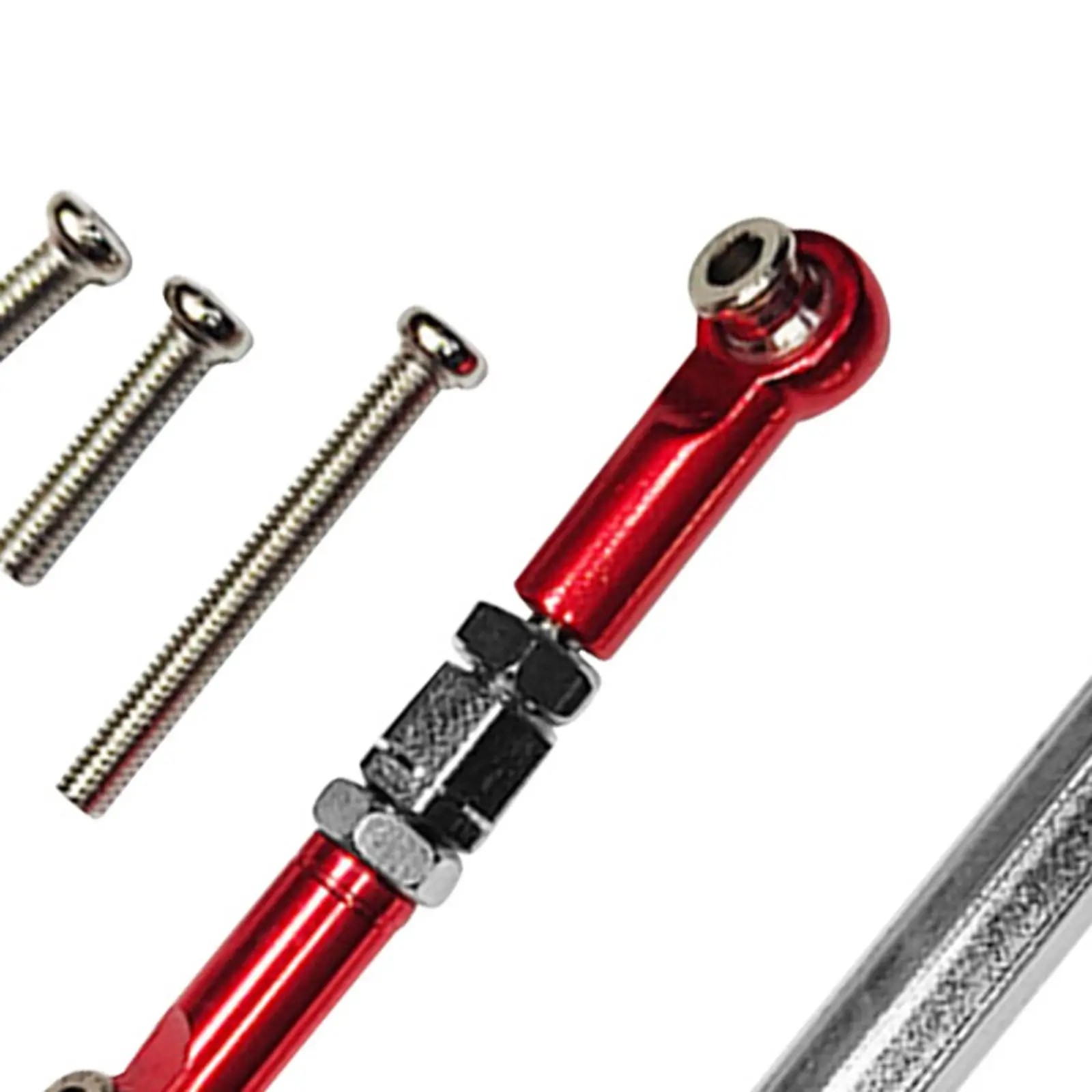 1 12 Scale RC Car Metal Steering Linkage Servo Link Pull Rods for MN82 LC79 MN78 Spare Parts Crawler DIY Upgrade Kit