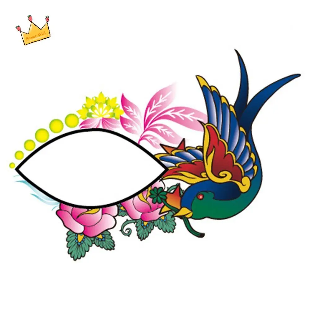 

Водостойкие тени для век, татуировки, наклейки для переноса воды, поддельные татуировки, временные татуировки для глаз, красочные модные наклейки для макияжа, подводка для глаз