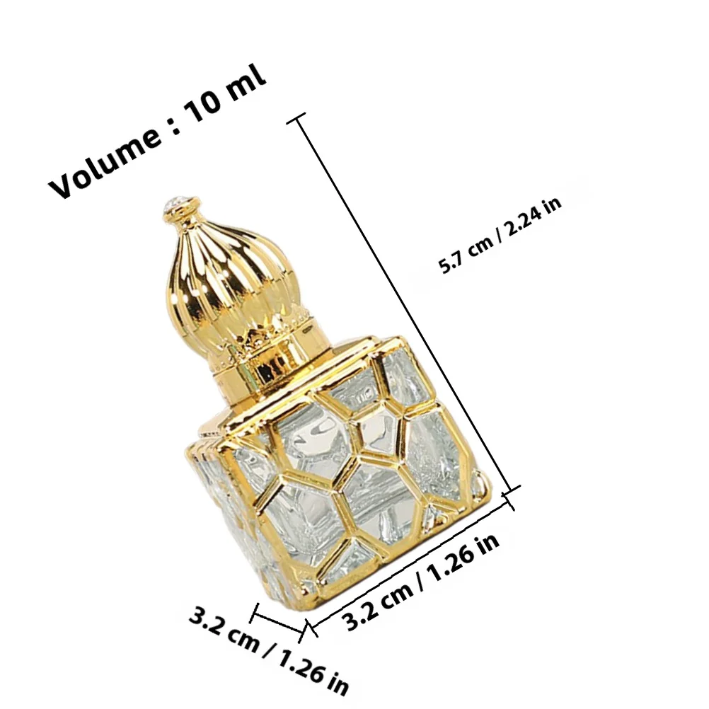 10Ml Glazen Roll-on Fles Gegalvaniseerde Zinklegering Body Roller Ball Parfum Monster Fles Draagbare Lichtdichte Essentiële Olie