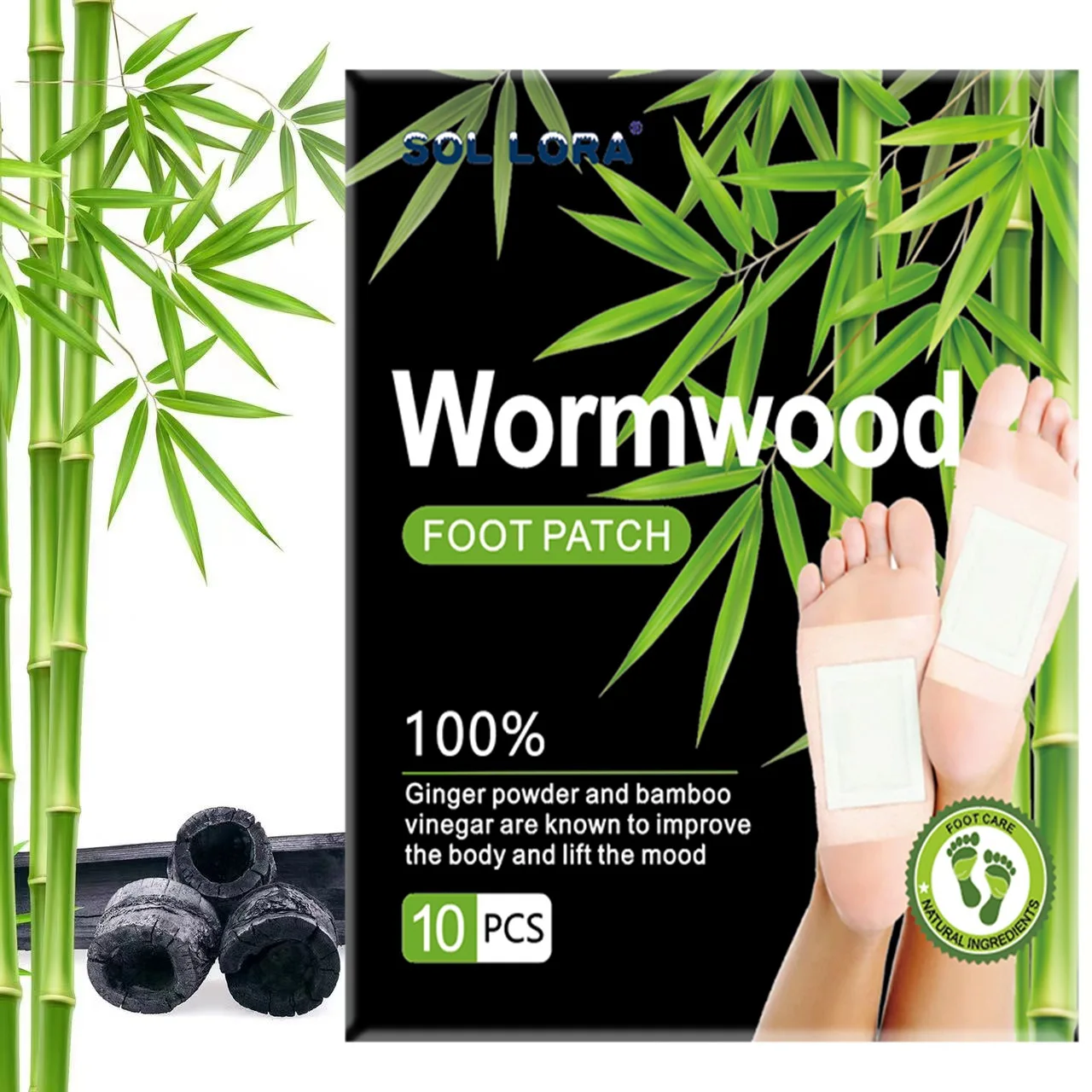 Hot sale moxibustion foot patch soothes fatigue, helps sleep, foot care, mugwort foot patch