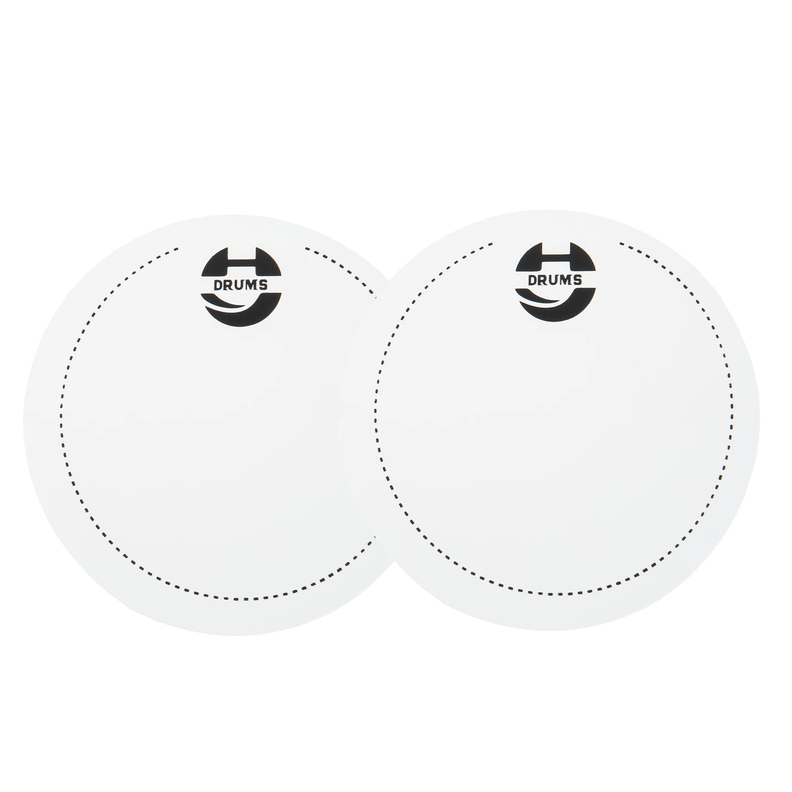 

2pcs Anti-collision Reinforcement Stickers Protective Set Single Pedal PET Kick Drum Reusable Washable Drum Kit Supplies