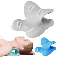 C-Type Neck Stretcher Cervical Massage Pillow Neck And Shoulder Relaxer Cervical Traction Device Pillow For Muscle Relax And Tmj