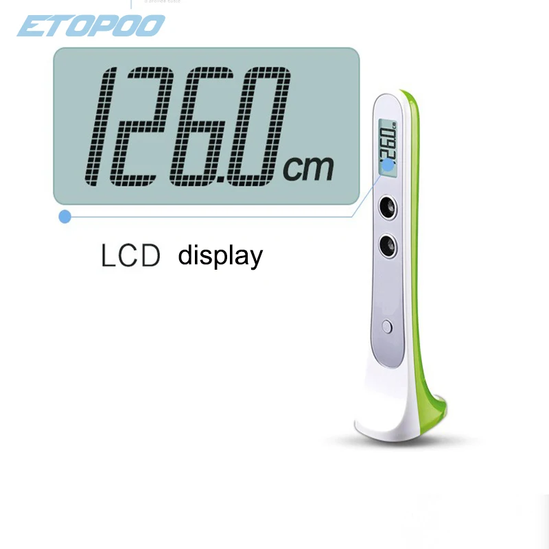 Ultrasonic Stadiometer Height Measuring Device For Kids And Adults Rule Sensor Monitor Machine Handheld Measuring Instrument