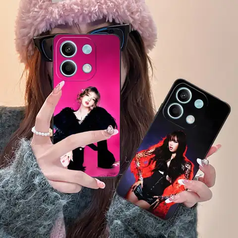 KPOP Girl Lisa Mobile Phone Case for Xiaomi Redmi Note 14 13 12 11 S Pro Plus 4G 5G Colour Printing Cover Smartphone Pretty