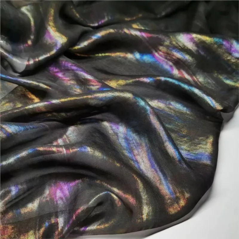 

30d Hot Colorful Streamer Ancient Style Han Chinese Clothing Fabric Diy Handmade Polyester Fashion Silk Scarf Decoration Chiffon