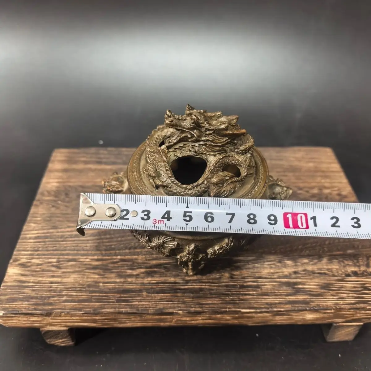 Antique collection retro pill burner ornament incense burner household tea ceremony tea art Kowloon old-fashioned incense burner