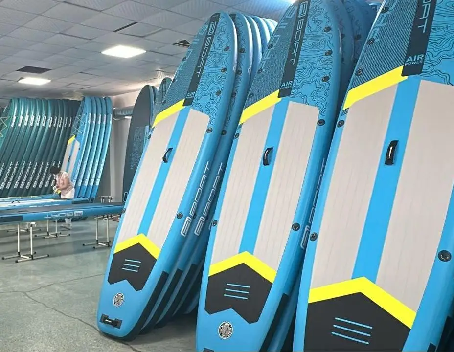 

Оптовая продажа: надувная SUP-доска 10'6"*33"*6" из материала Drop Stitch, легкая, прочная, с сиденьями для каяка, OEM