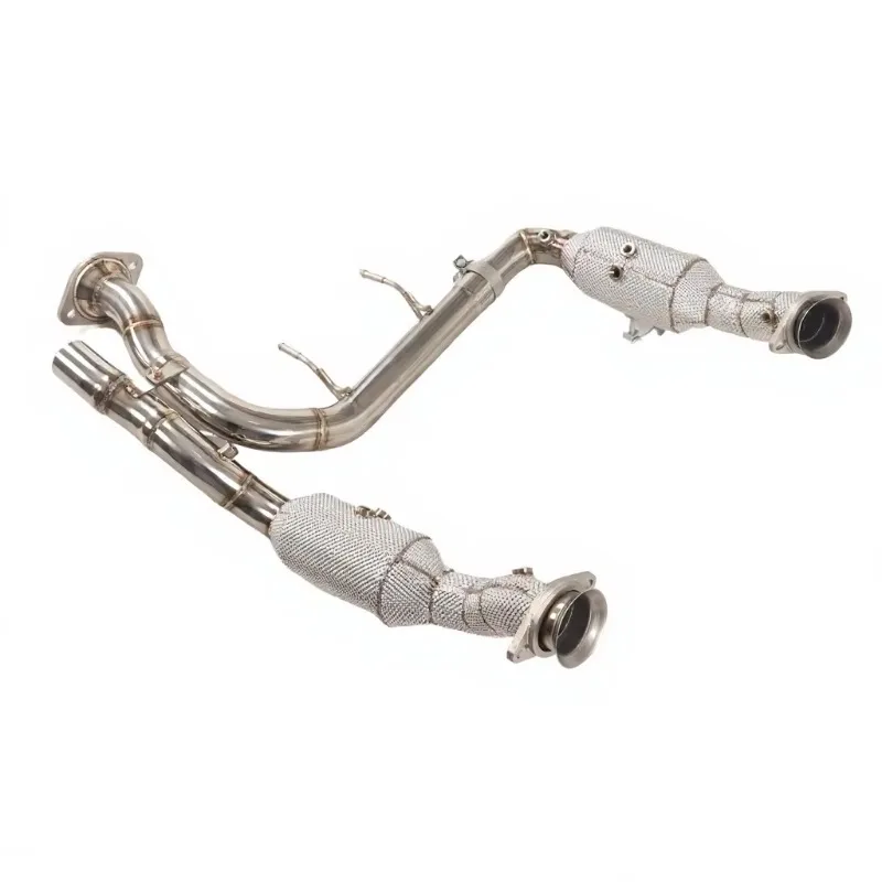 Custom Catalytic ConverterF150 3.5TT Upgrade Accessories Flow Downpipe SS304 Racing Tuning Power Upgrade Parts Kit