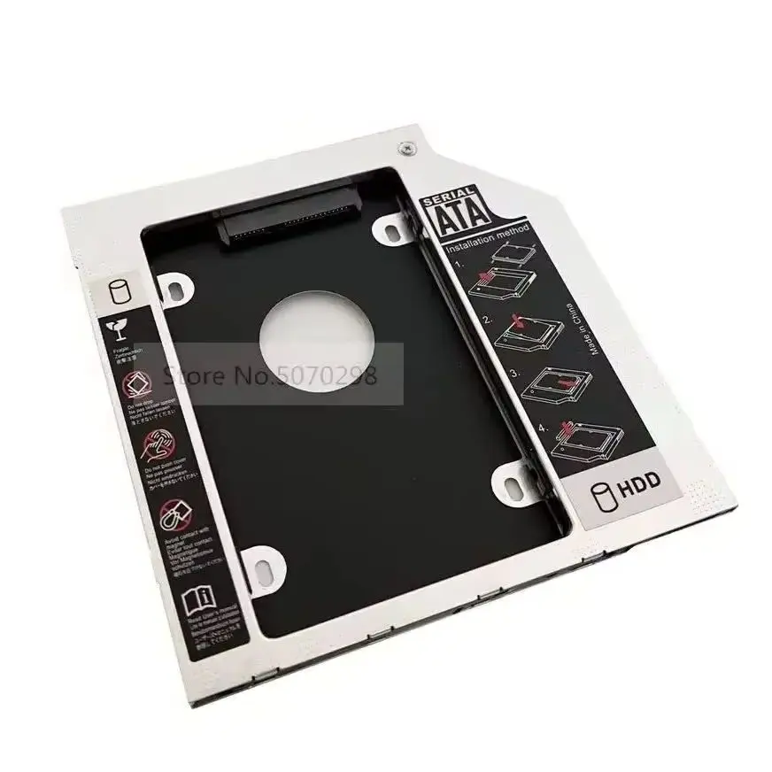 

9.5mm 2nd 2.5 HDD SSD Hard Drive Optical bay Caddy Frame Tray for HP 15-ab113nl 15-p104nl 15-e041so 15-N042SL da-1008no 6at03ea
