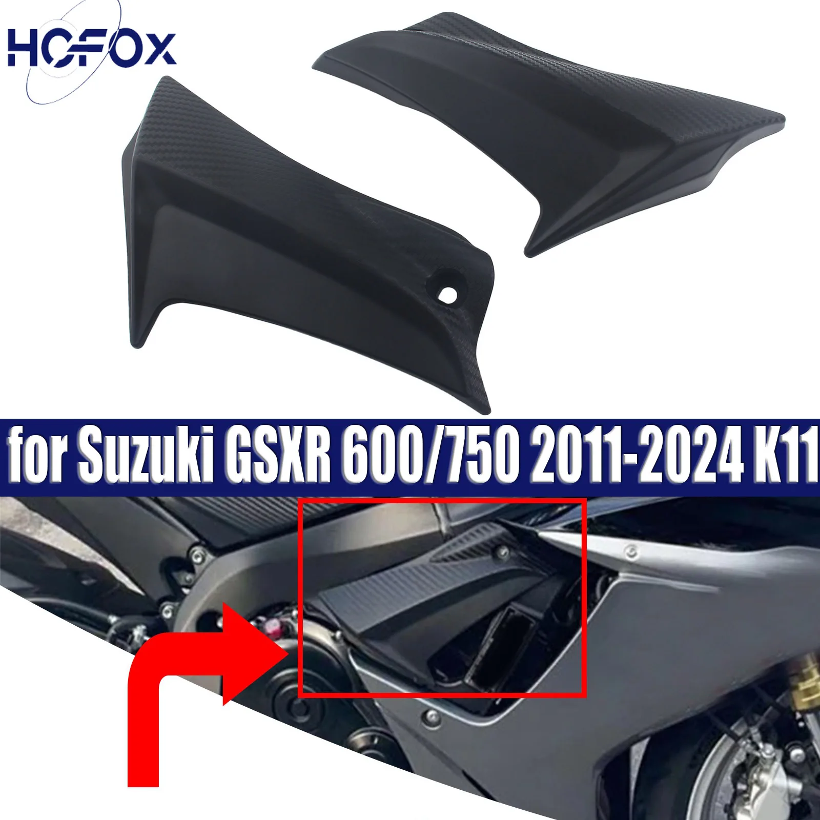

Motorcycle ABS Fuel Tank Side Panel Cover Fairings for Suzuki GSXR 600/750 2011-2024 K11