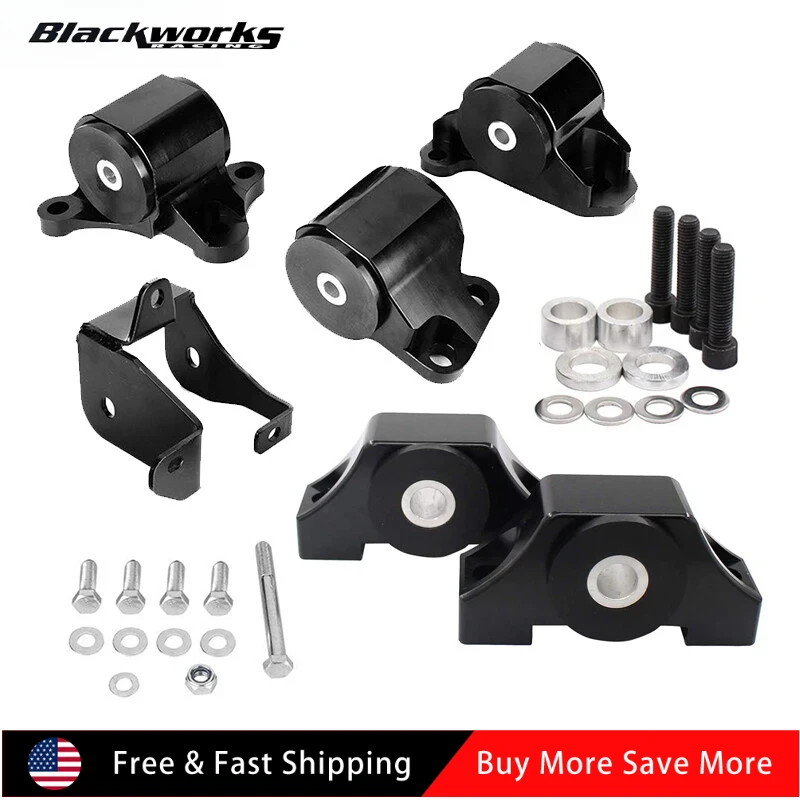 

2-Bolt Engine Swap Motor Mount Kit for 1996-2000 Honda Civic EK B-Series D-Series