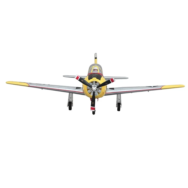 Niebieski Arrow 1.1-Meter T-28 Model Samolotu Myśliwskiego Sterowany Zdalnie Model Samolotu z Stałym Skrzydłem Jednowirnikowy Elektryczny Model z Funkcją Zdjęć Realistyczny Model Samolotu Prezent