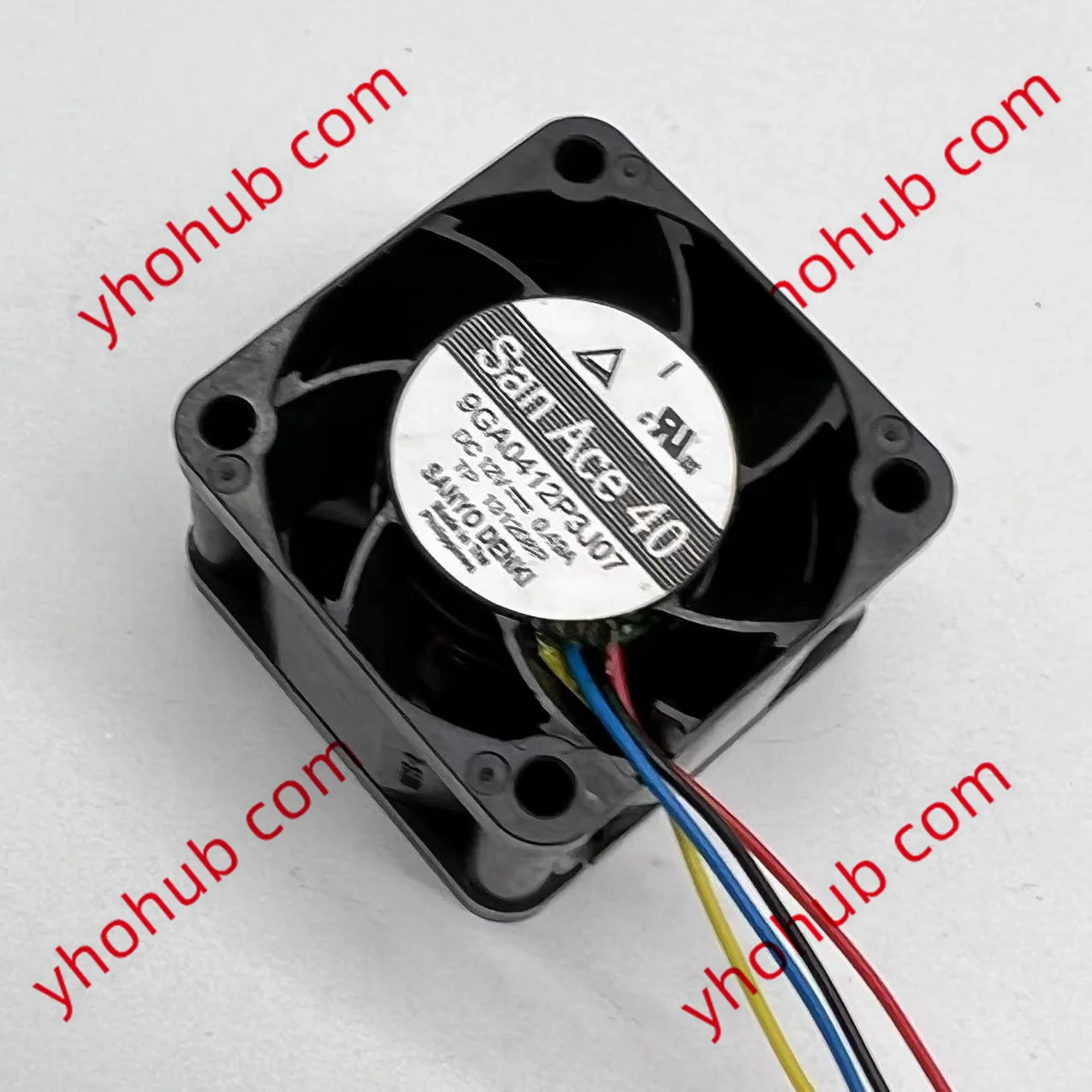 

Sanyo Denki 9GA0412P3J07 DC 12V 0.49A 40x40x28mm 4-Wire Server Cooling Fan