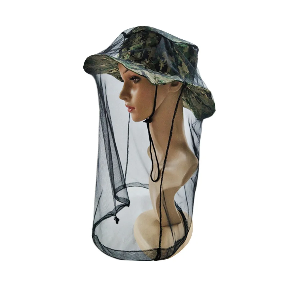 

Fishing Hat Anti-Uv Adjustable Face Neck Protection Long Mesh Net Mosquito Insect Repellent Hat for Beekeeping Outdoor Travel