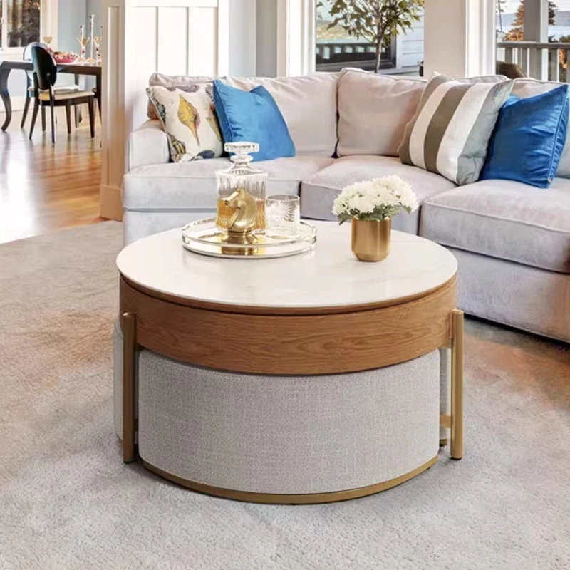 &Multifunctional Modern Lift Top Living Room Furniture Wood Center Tea Coffee Table With Storage for Reception