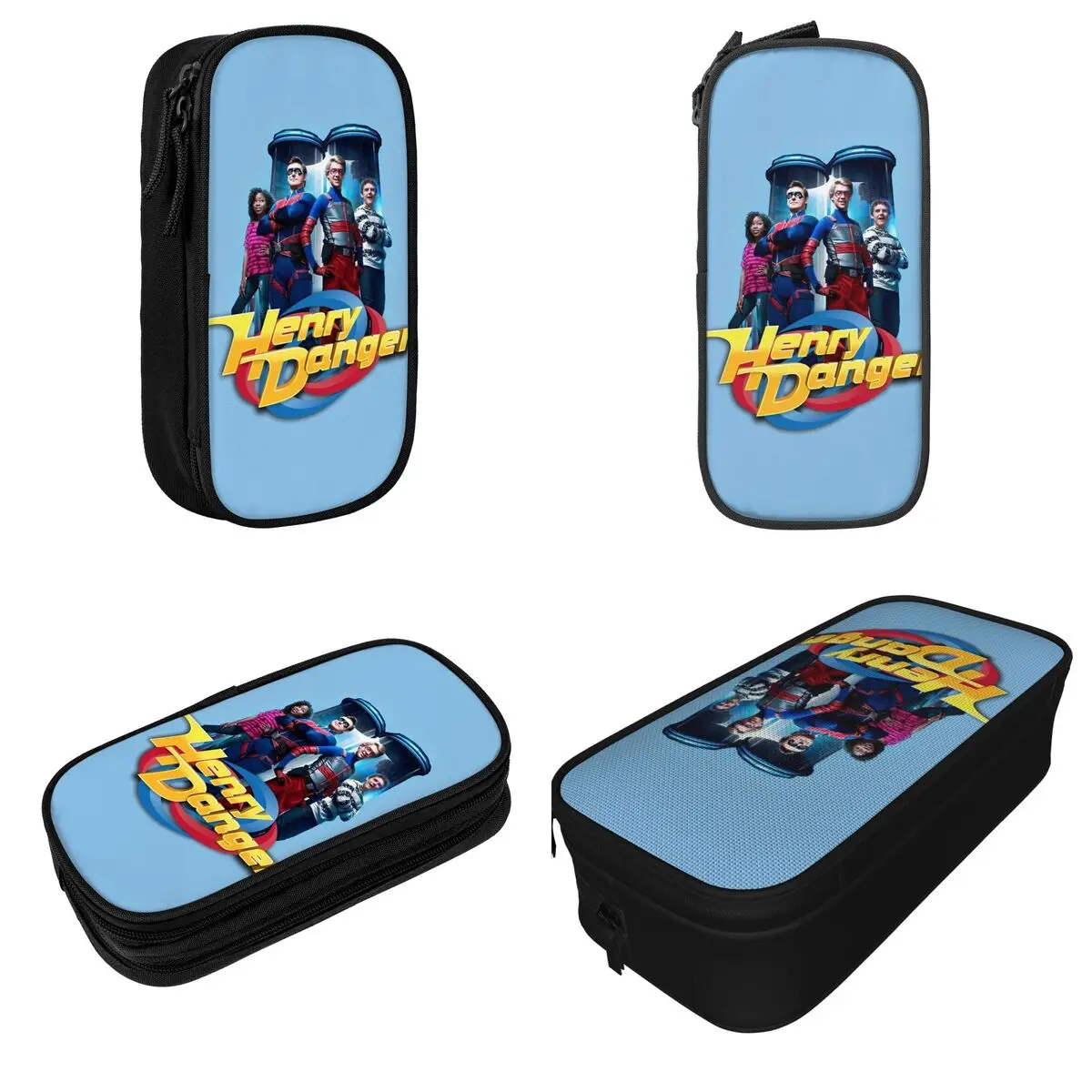 Henry Danger Control Room Pencil Cases Pen Holder Bags Girl Boy Large Storage School Supplies Gifts Pencilcases