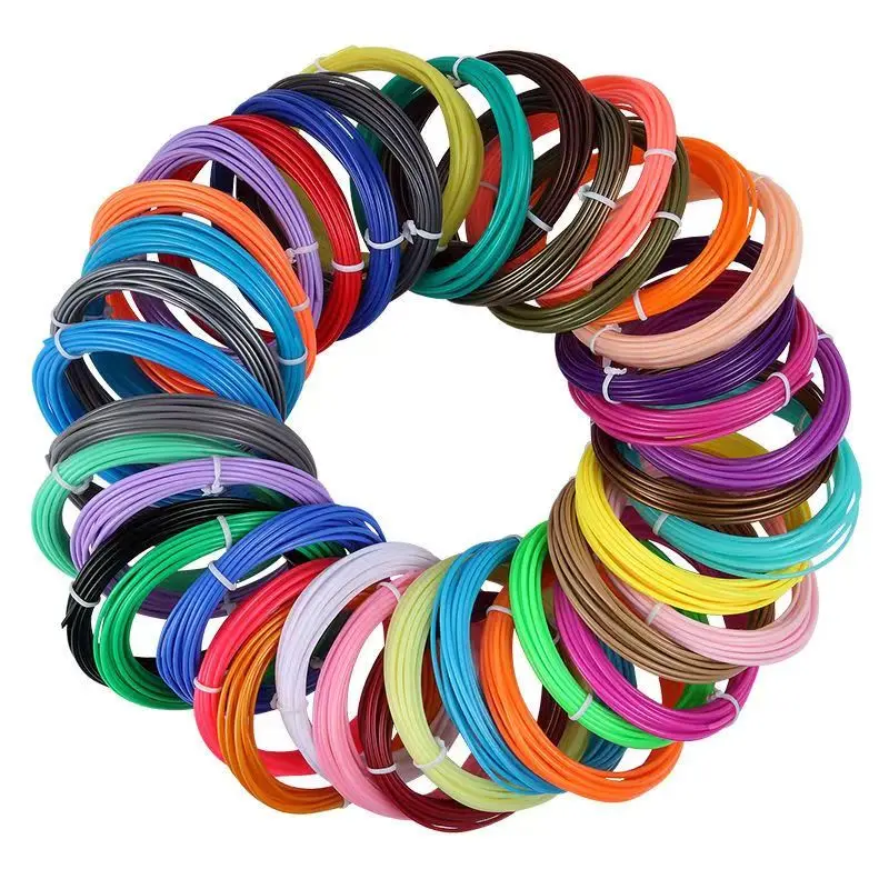 3D Pen Filament 50/90/ 150m Rainbow Line 1.75mm Diameter 10/30 Colors DIY Printing Material for 3D Pen Birthday Gift Ideas