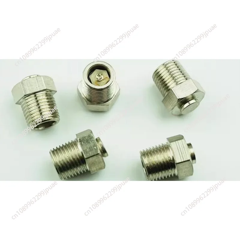 Oil nipple pressure rel-ief valve exhaust hole vent screw valve plug 1/8, constant pressure nozzle 1/4