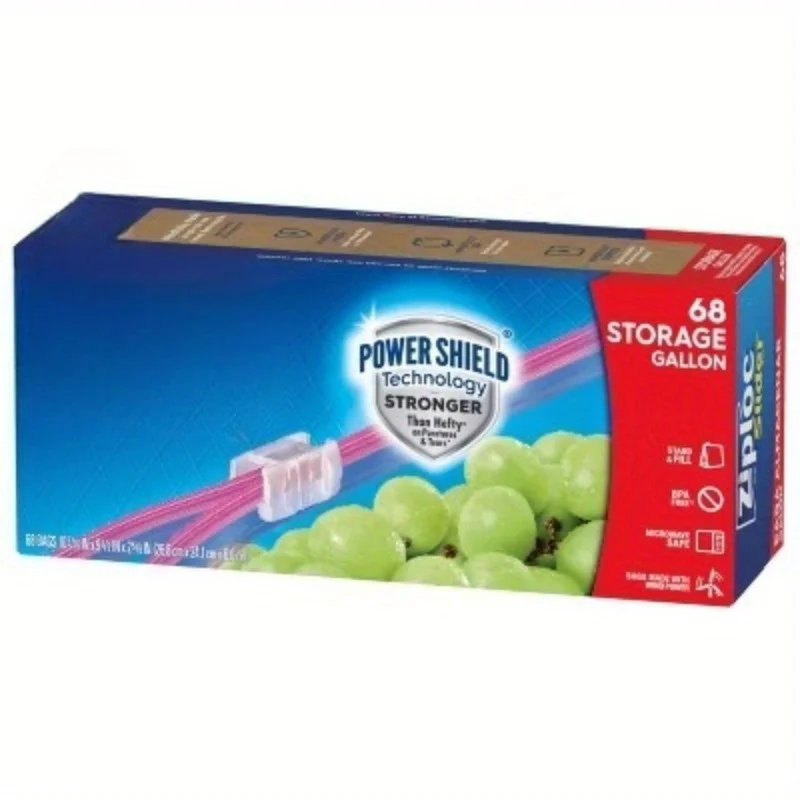 Сумки с выдвижной крышкой для хранения галлонов, поп-этья большие закрывающиеся пакеты в микроволновую печь для легко разогреваемых остатков