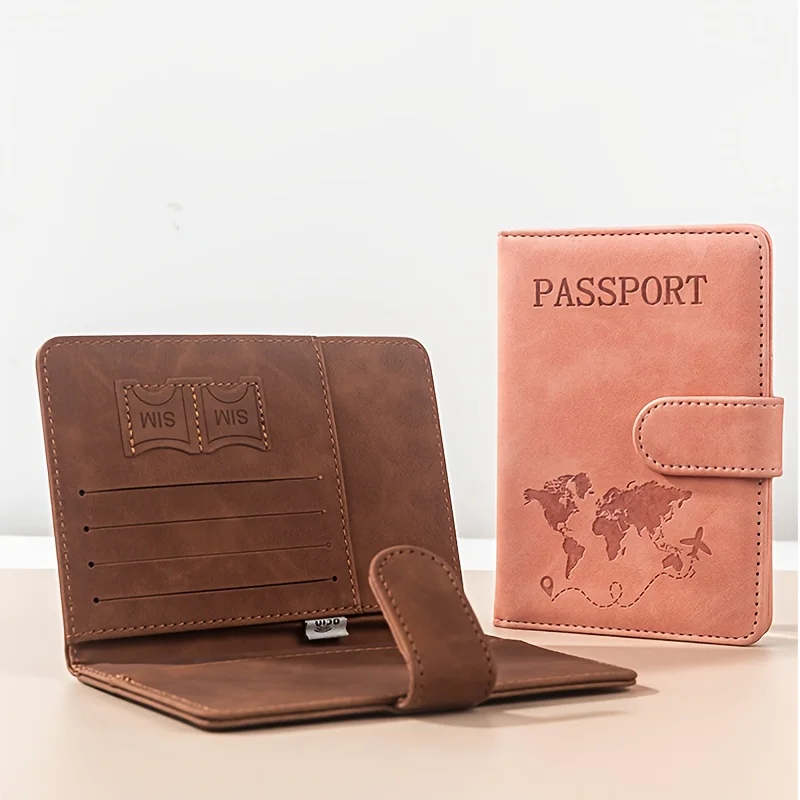RFID-Reisepasshülle für Frauen/Männer, Niedliche Reisepass-Brieftasche mit RFID-Blockierung und Kartenfächern, RFID-Reisepasshülle/-Etui Reisebrieftasche – Detail 4