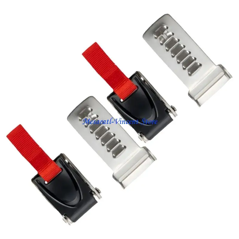 A70F Motorcycle Helmets necessary 7 Section Quick Release Buckle Constructed from Stainless Steel ABS for Durability Security
