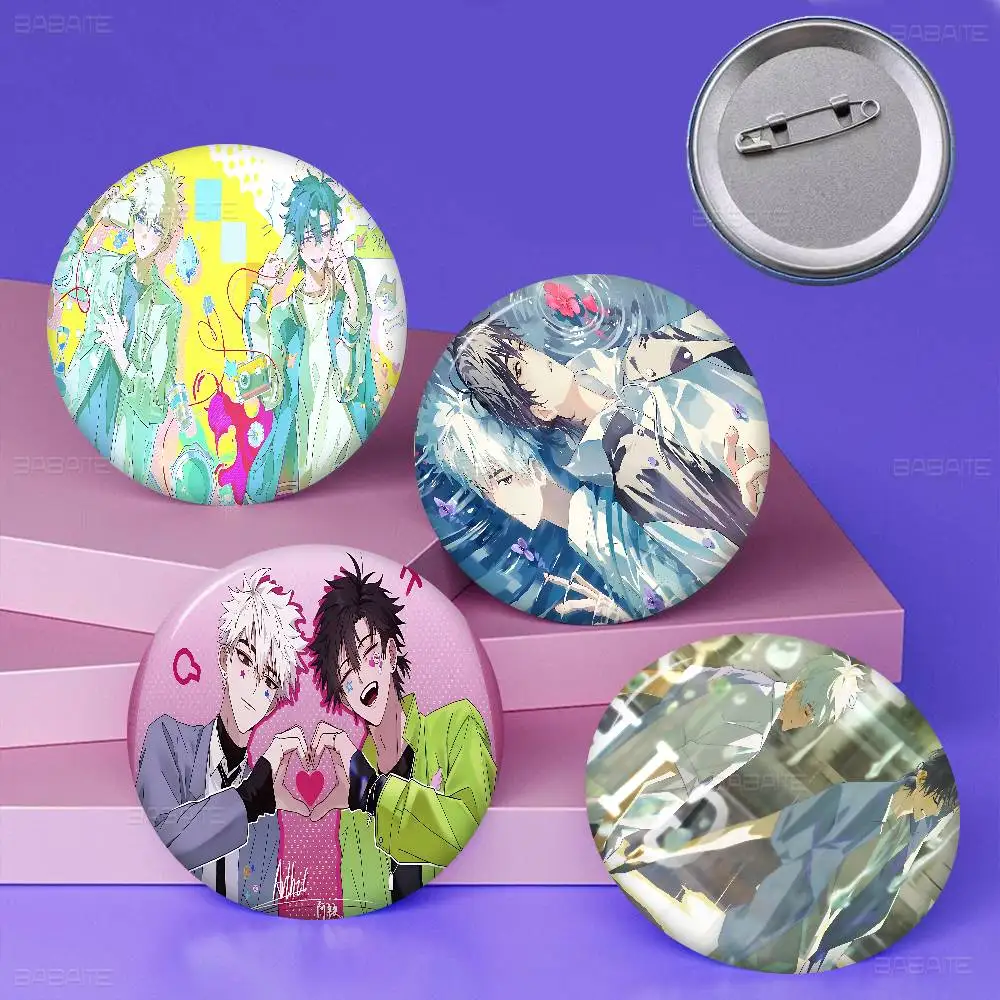 Hot Anime L-link Click New  Brooches Soft Button Pin Funny Silly Gnarpy on A Skateboard Meme Badge Gamer Collection Gifts
