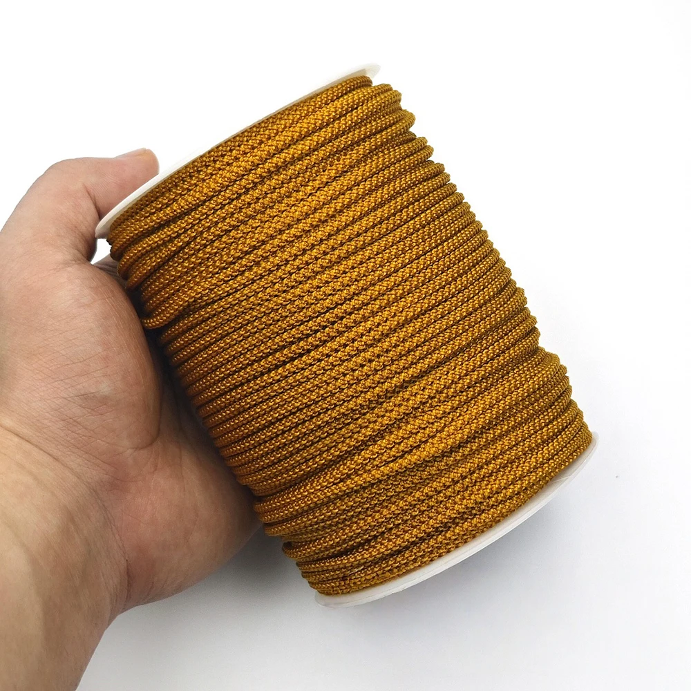 2-3mm Nylon Cord Thread Braided Cord DIY Jewelry Accessories Twine Beading Threads HandCrafts Rope Adjustable Bracelets Necklace