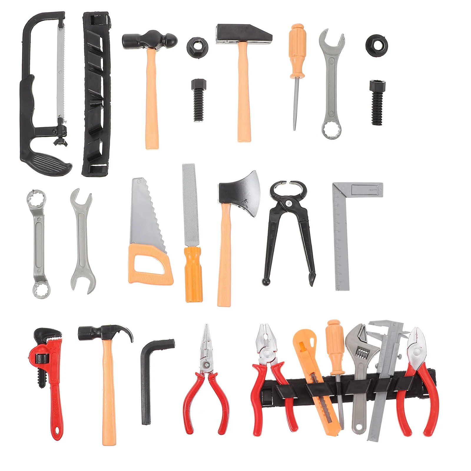 2 Set Simulation Repair Tool Plastic Wrench Screws Toy Kit Baby Kids Tools for Boys Suits Toys