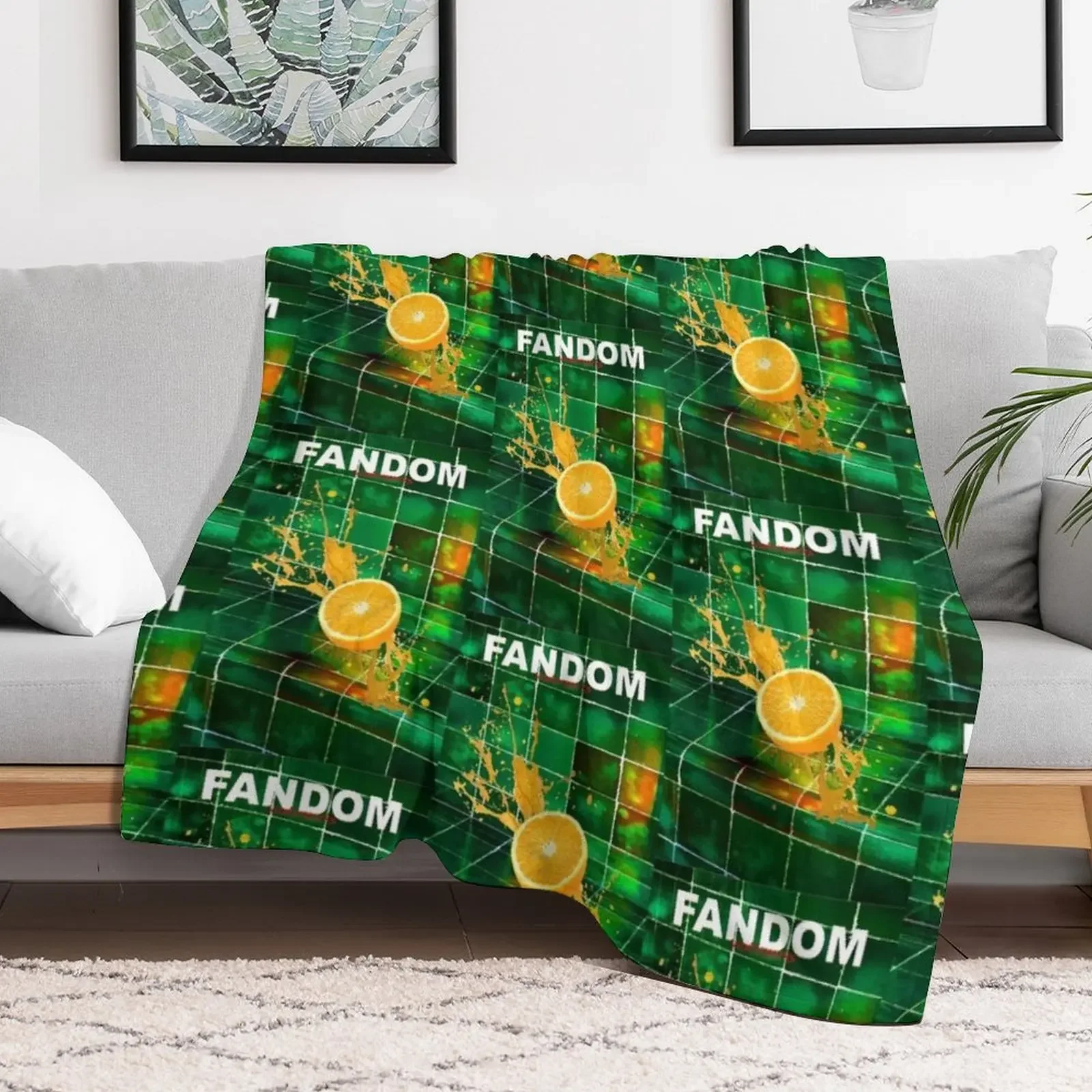 waterparks FANDOM album artwork Throw Blanket Luxury Throw decorative Fashion Sofas Blankets