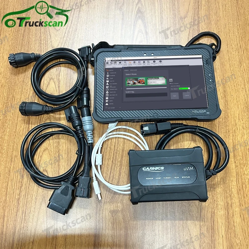 

For Doosan Uvim Diagnostic Tool Excavator Forklift Engine Fault Scanner Detection (uVIM) Doosan Massey Ferguson+Xplore tablet