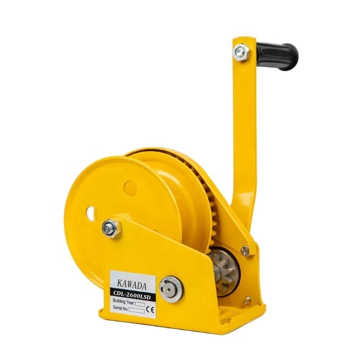 2600lbs 1200lbs 1800lbs Hand brake stainless steel 304 mini manual hand winch