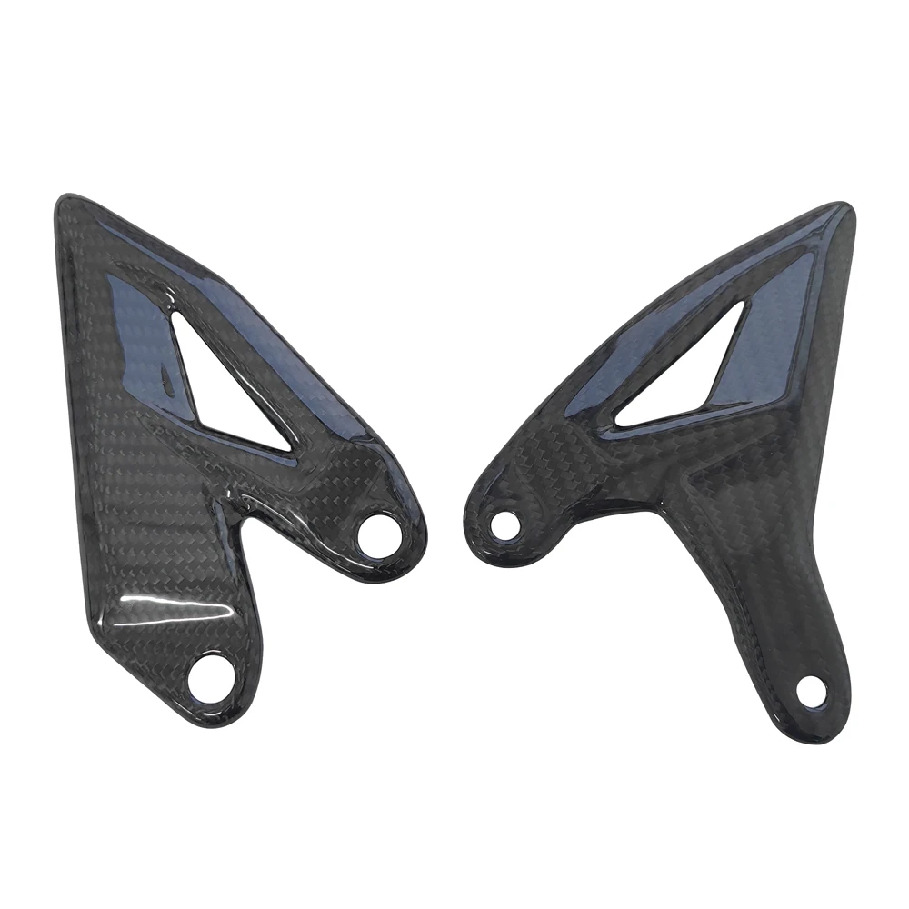

Защита педалей мотоцикла из карбона для Kawasaki Ninja 400 2018-2024, Z400 2019-2024, декоративная накладка