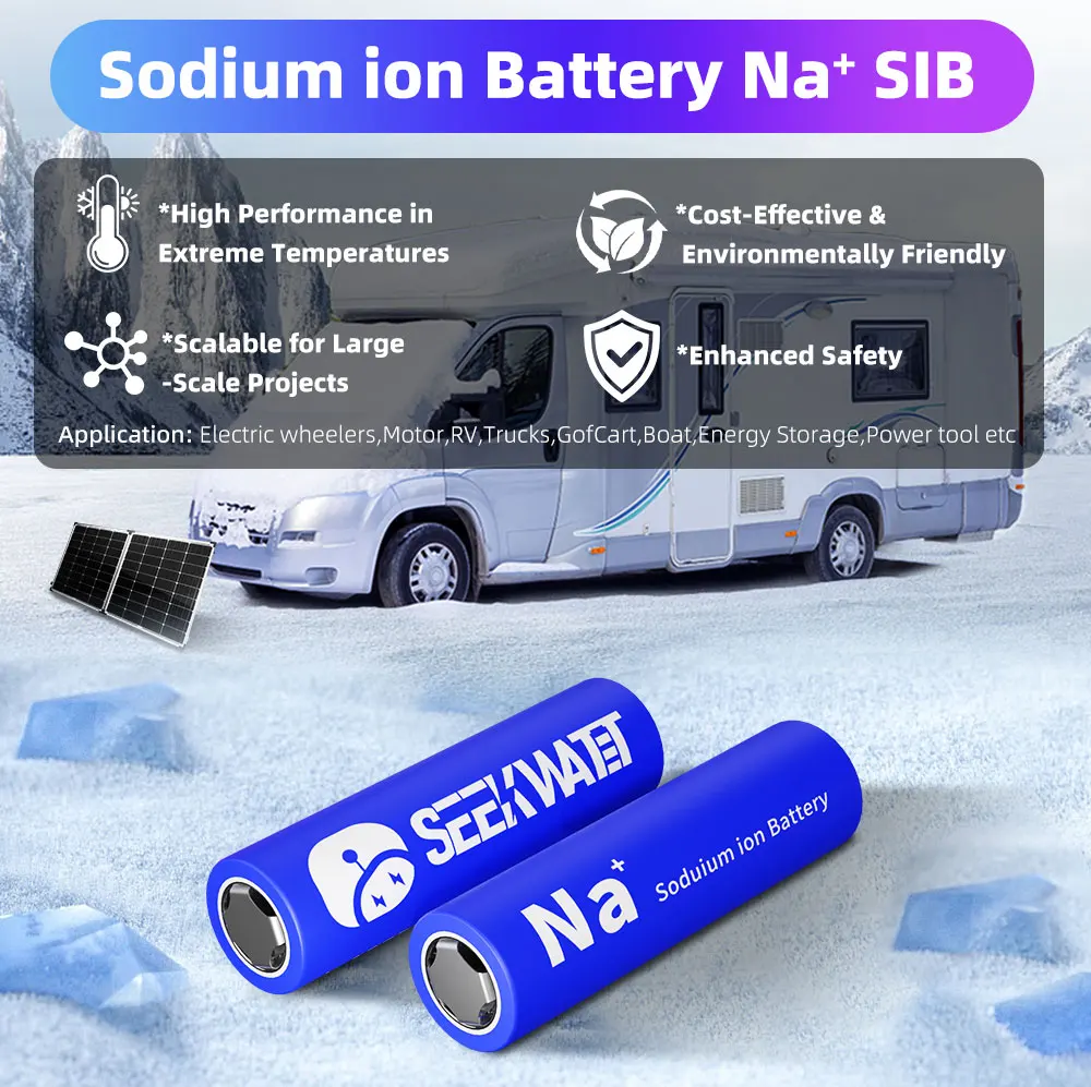 3.0V 1300mAh 18650 Sodium Ion Battery NEW Rechargeable Batteri Low High Temperature Resistance For Toy Cars Flashlight Cell