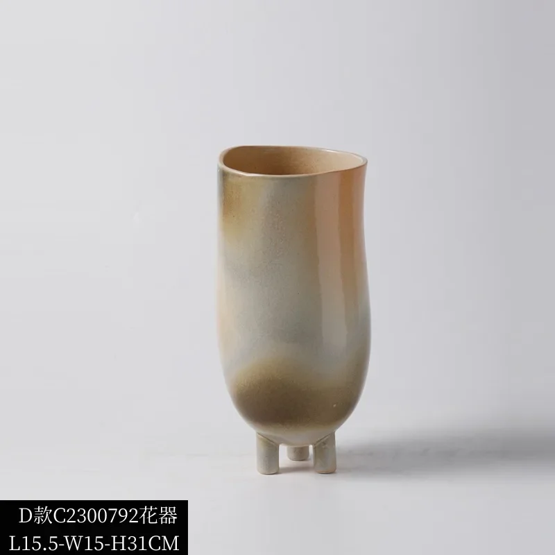 Retro-Keramikvase von Wabi Sand