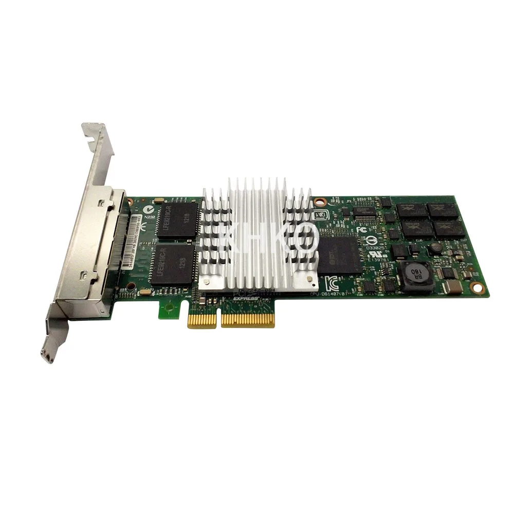 Used Original 00E0838 Quad Port 1Gb Low Profile PCI Network Adapter Card RJ45 Four Port Gigabit Network Cards 5717 4 Ports