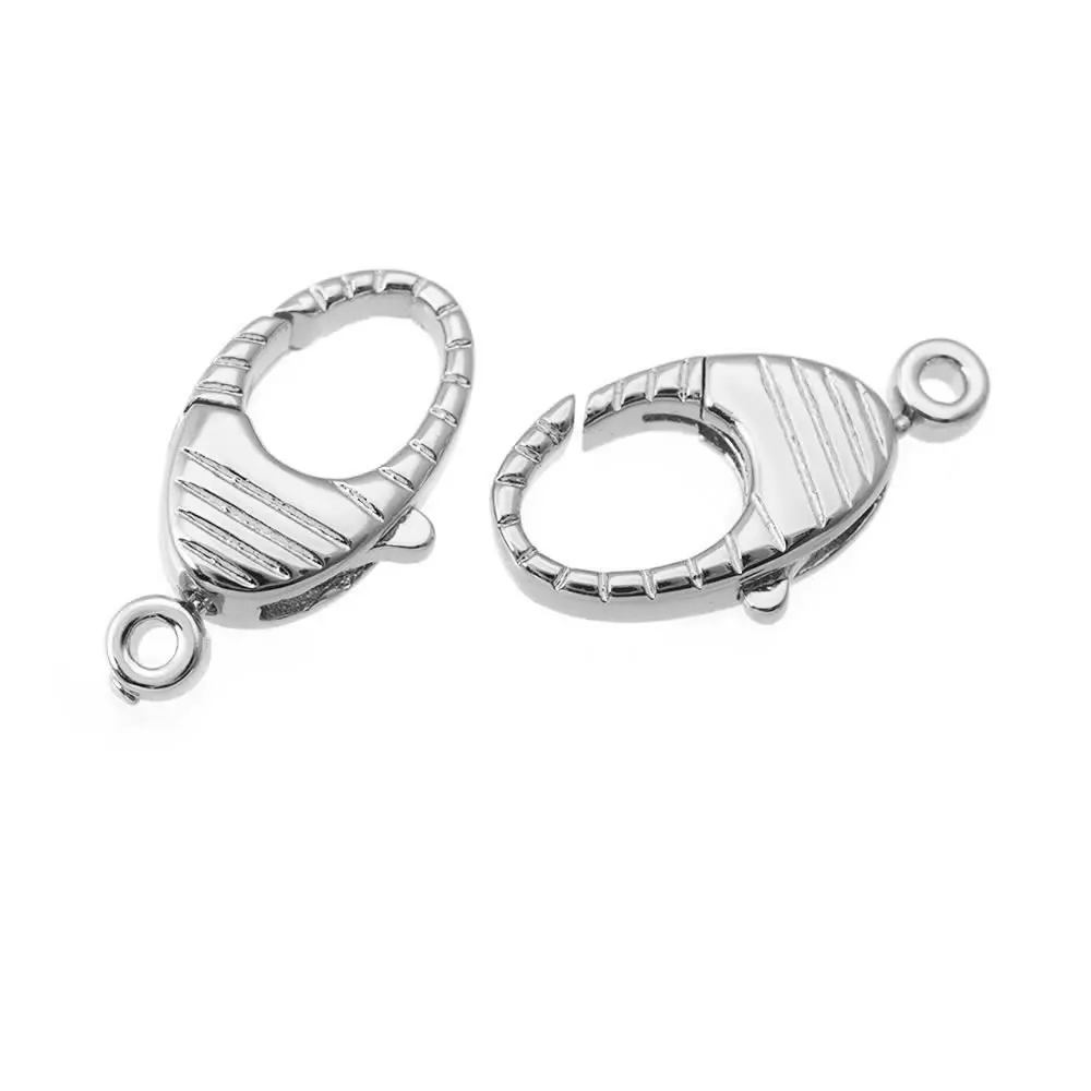 18K Gold Farbe Messing Drehbare Karabinerverschlüsse Verbinden Verschlüsse Schmuck Halsketten Armbänder Herstellung Diy Erkenntnisse Zubehör – Detail 9