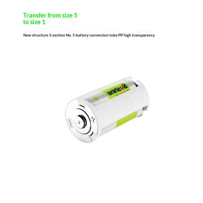 exquisite1/2/3/4Pcs 3 AA To D Battery Convertor Adapter Portable Holder Storage Box Switcher Converter Battery Holder Case
